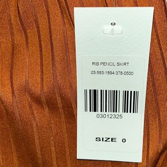 FTF Ribbed Knit Pencil Skirt - Picture 6 of 6